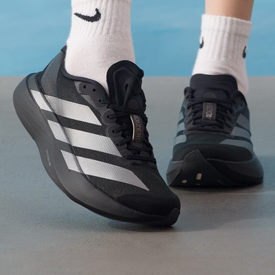 阿迪达斯女鞋2025新款冬季运动鞋马拉松竞速跑鞋训练跑步鞋JP7147