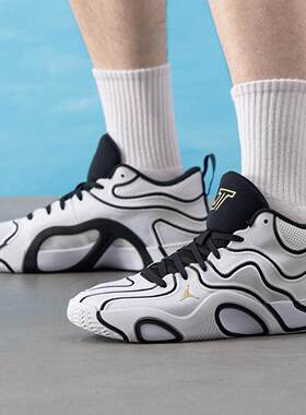 耐克男鞋2025夏季JORDAN 3 PF高帮缓震篮球鞋运动鞋IB8150-100