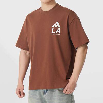 阿迪达斯男女圆领短袖T恤透气运动服JX9124 JX9125 JX9126 JX9127