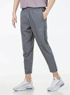 耐克男裤春季新款跑步健身训练运动梭织长裤休闲束脚裤DD4895-084