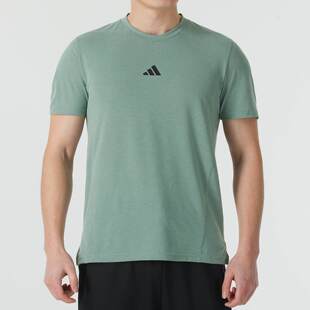 T恤JI5768 运动服休闲透气跑步训练短袖 阿迪达斯男装 2025春夏新款