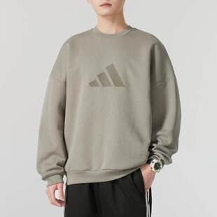 运动服休闲宽松套头衫 新款 JI8771 卫衣2025春季 adidas阿迪达斯男装