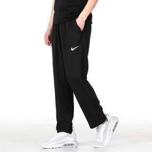 nike耐克裤男2025秋新款梭织薄款透气宽松运动直筒长裤DM6627-010
