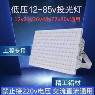 led低压投光灯12v24v养殖场渔船地下室照明36v隧道矿井户外照明灯