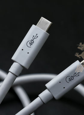 usb4双Type-C 240W快充PD3.1双C快充线40Gbps传输usb4Gen3数据线