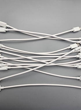 大厂代工typec对c pd快充线3a 65w 充电宝pd短线22cm