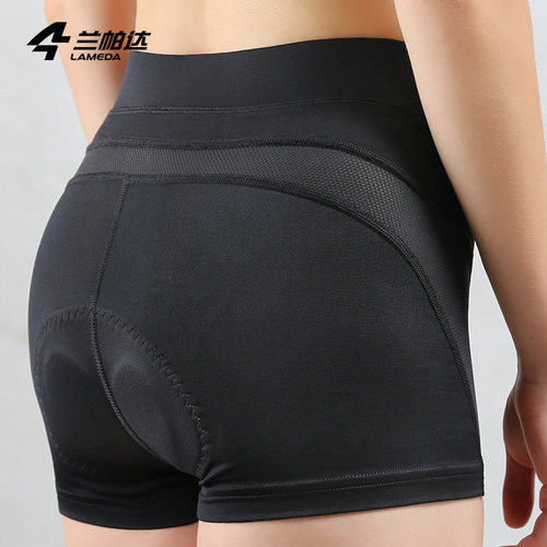 兰帕达骑行内裤无痕透气高腰修身