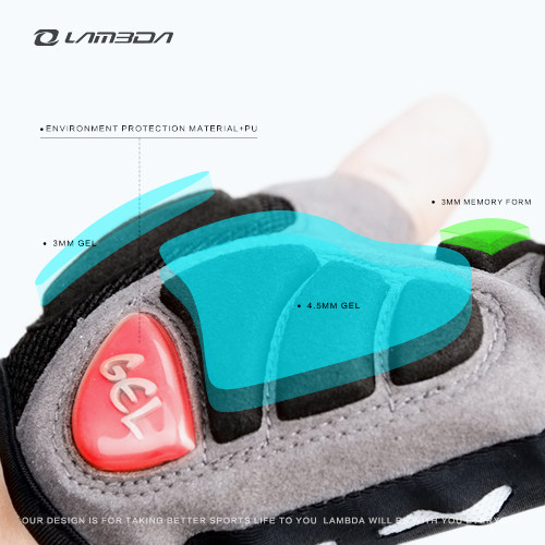 Gants pour vélo mixte LAMBDA - Ref 2247685 Image 5