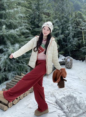 IKOON冬季新品软绵绵轻羽棉花糖系列吐司服新国标90绒羽绒服外套