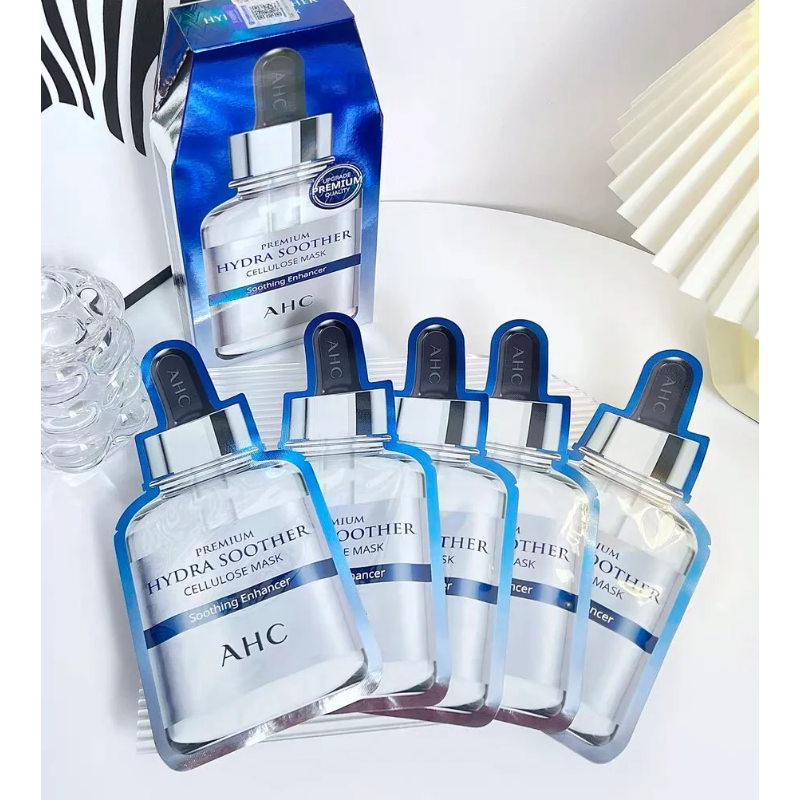 韩国AHC第三代高浓度B5玻尿酸高效水合面膜修护补水保湿五片正品