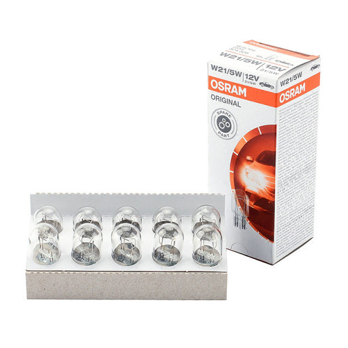 刹车灯泡双丝高低脚12vp21wOSRAM欧司朗