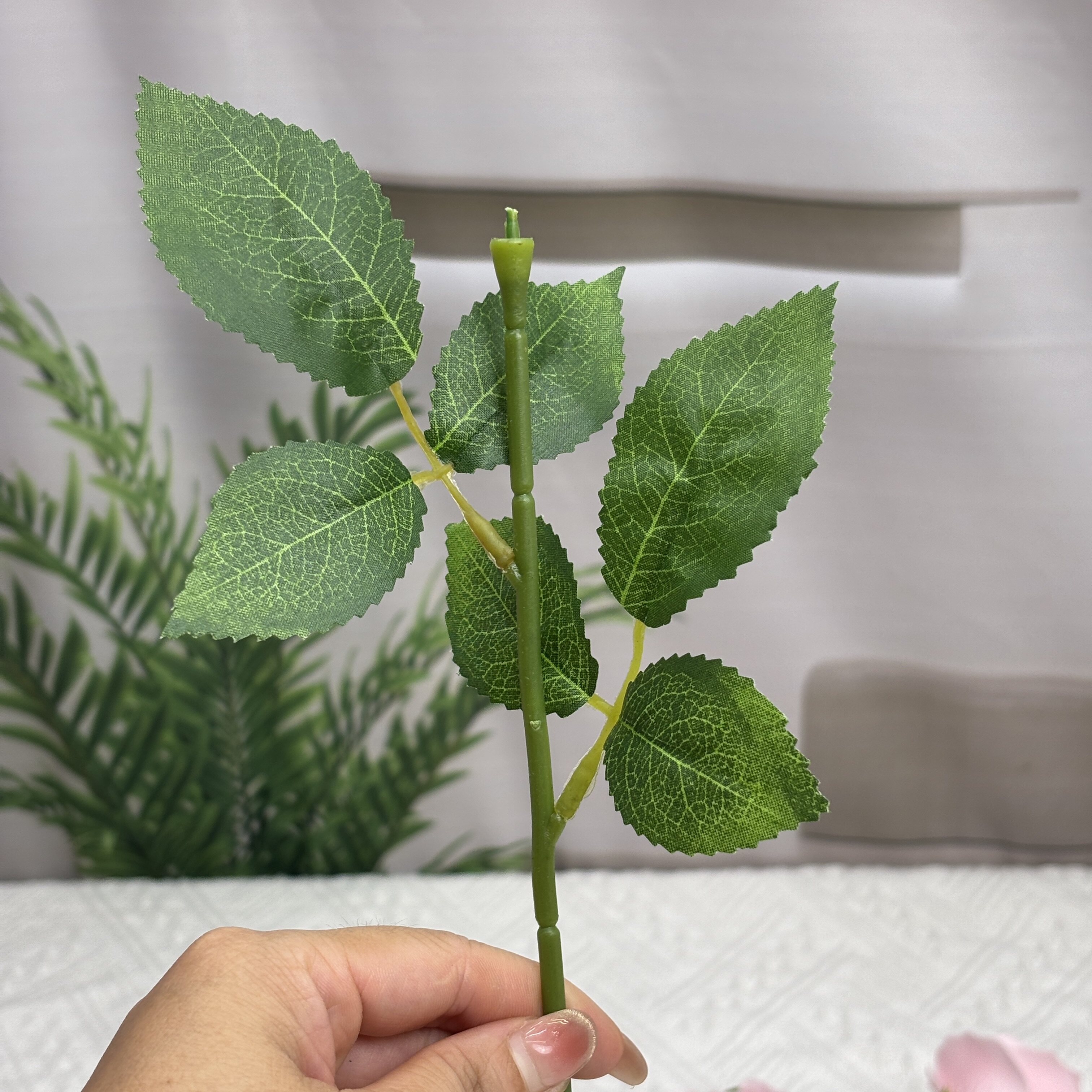 可弯折花杆手工花艺绿叶枝干