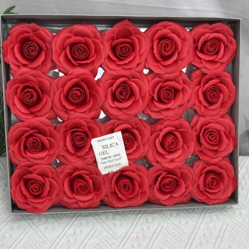 香皂花五层玫瑰花头手工包装花束diy材料仿真干花永生花肥皂花