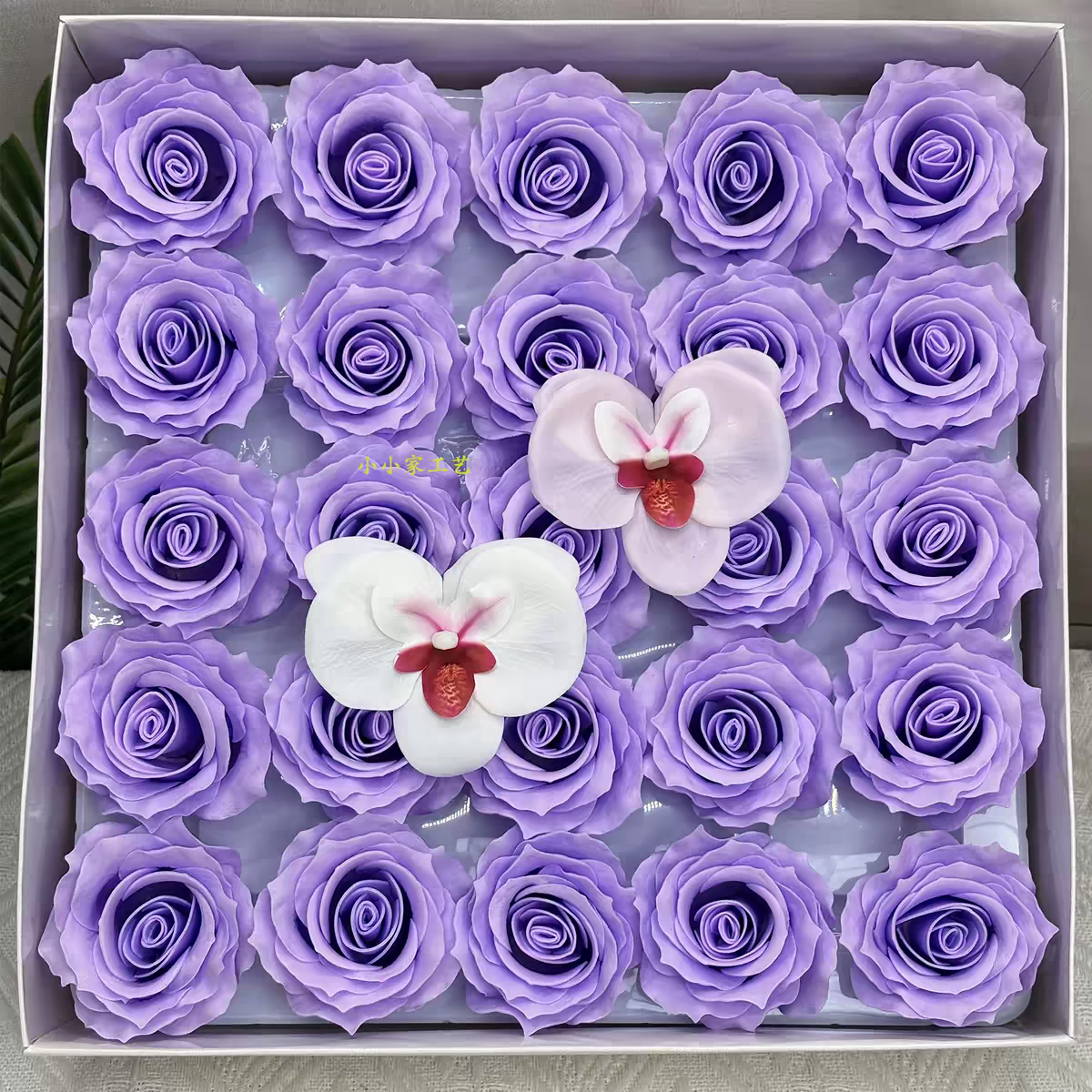 曼塔香皂玫瑰花头永生花礼品
