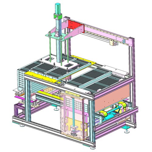 整机SOLIDWORKS基板插件的供料机