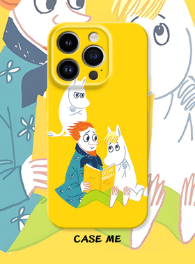 故事分享 适用iphone17pro苹果16Promax华为NOVA15/OPPOReno15/Reno14/vivoS20/x200/X100/卡通姆明手机壳