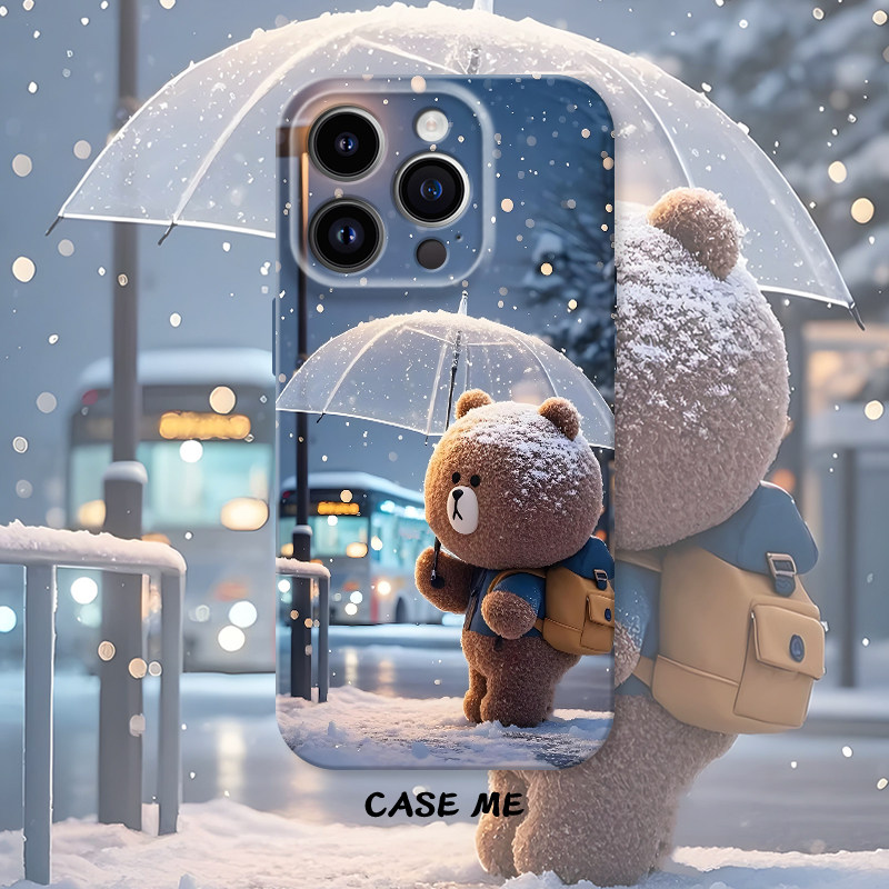 布朗熊适用iphone16/15pro苹果13/14Promax华为P70/NOVA15/荣耀100/90/vivox200/X90红米K80卡通BROWN手机壳,3C数码配件,手机保护套/壳,淘宝优惠券,粉丝福利购,淘宝优惠卷