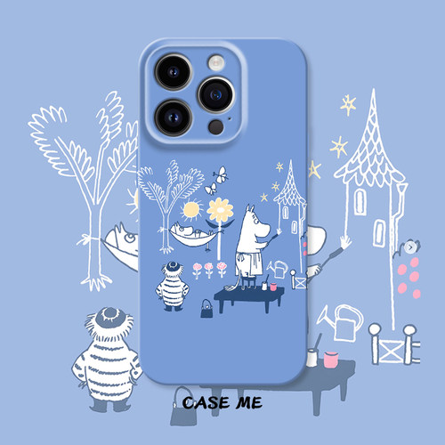 清野悠居适用iphone16/15pro苹果13/14Promax华为P70/MATE70/vivox200/oppofindx8/一加ACE5/3pro姆明手机壳