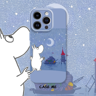 Nova14 14Promax华为P80 15pro苹果13 14红米K80卡通姆明手机壳 oppoReno13 12小米15 vivox300 适用iphone16