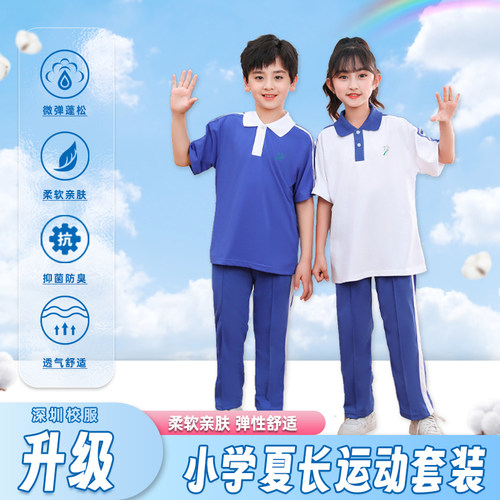 深圳市统一速干春夏装小学生校服