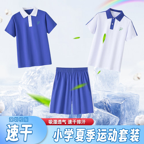 深圳校服小学生夏装运动服套装