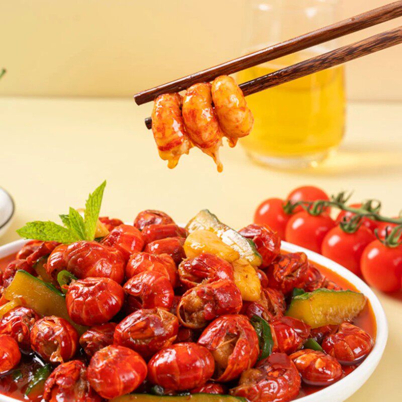 华贵生鲜干冻虾尾 300g 洪湖小龙虾肉质紧质Q弹紧实家庭聚会食材