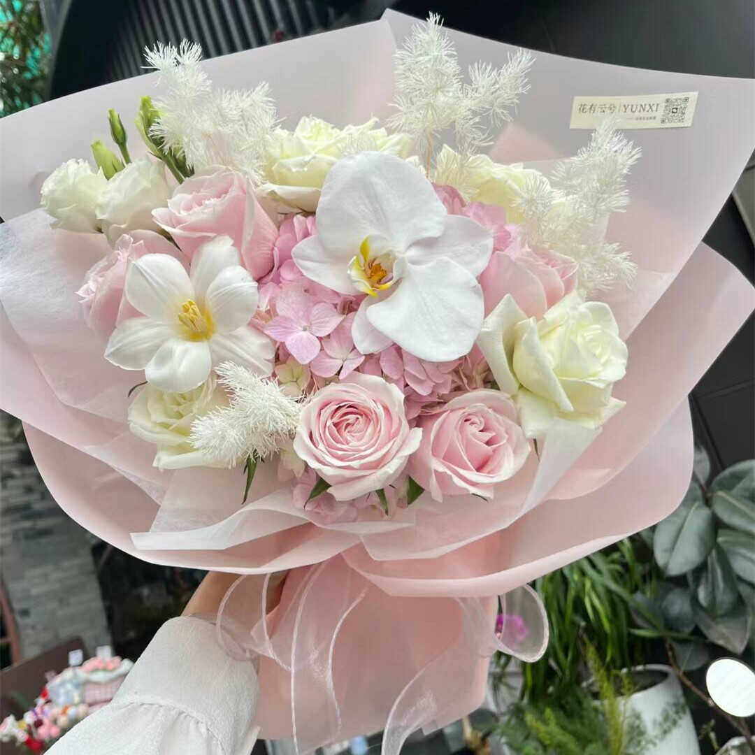 杭州花上门芍药花玫瑰混搭母亲节