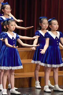 六一儿童节童声中小学生合唱团演出服男女童舞蹈诗歌朗诵表演服装