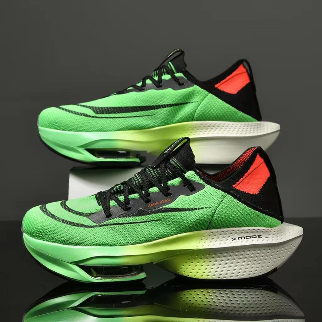 纯原破2马拉松碳板跑鞋ZOOM纤维丝气垫缓震体考学生竞速运动鞋男