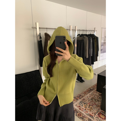ULOUR/U粒-ns博主同款双头拉链毛衣搭配马甲超级nice保暖毛衣6159