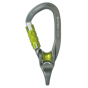 欣达三代H系列带挂点滑轮主锁登山攀岩横渡溜索轴承提拉滑轮锁扣