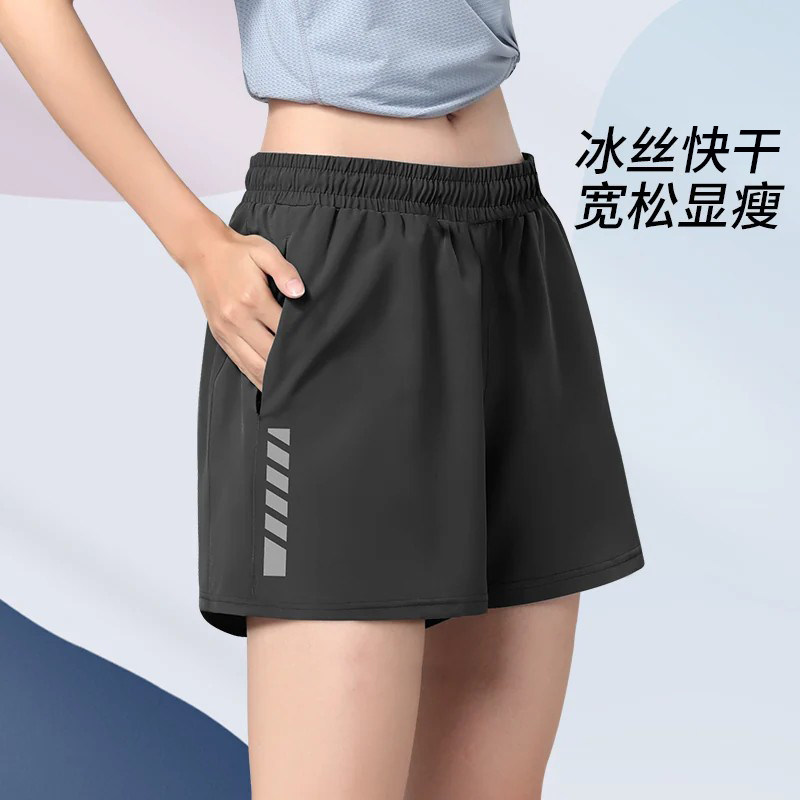 运动短裤女三分夏季宽松快速干图片