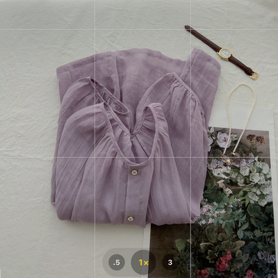 宽松百搭系扣九分袖苎麻性价比