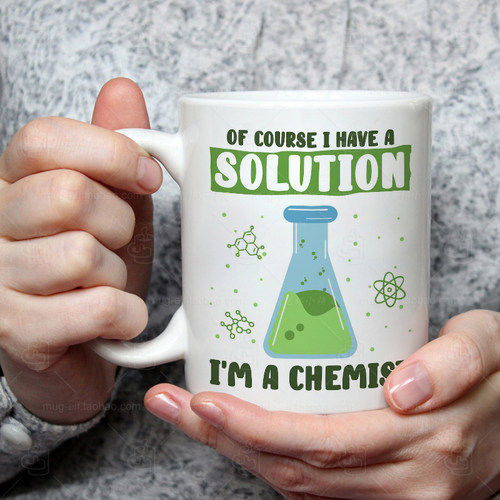 i am a chemist化学元素研究家学校教师老师马克杯水杯杯子礼物