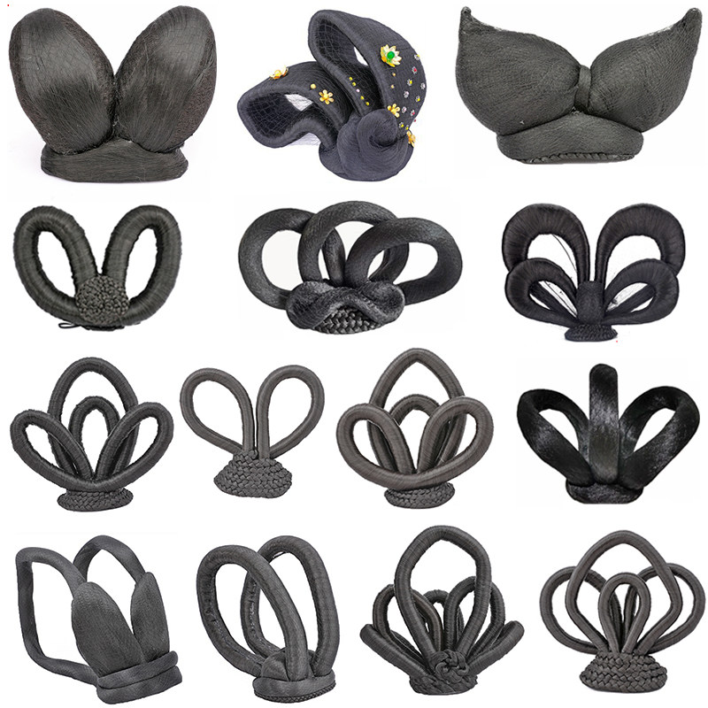 古装假发女敦煌发棒仙女兔耳发包唐制贵妃飞天发髻 古风嫦娥造型