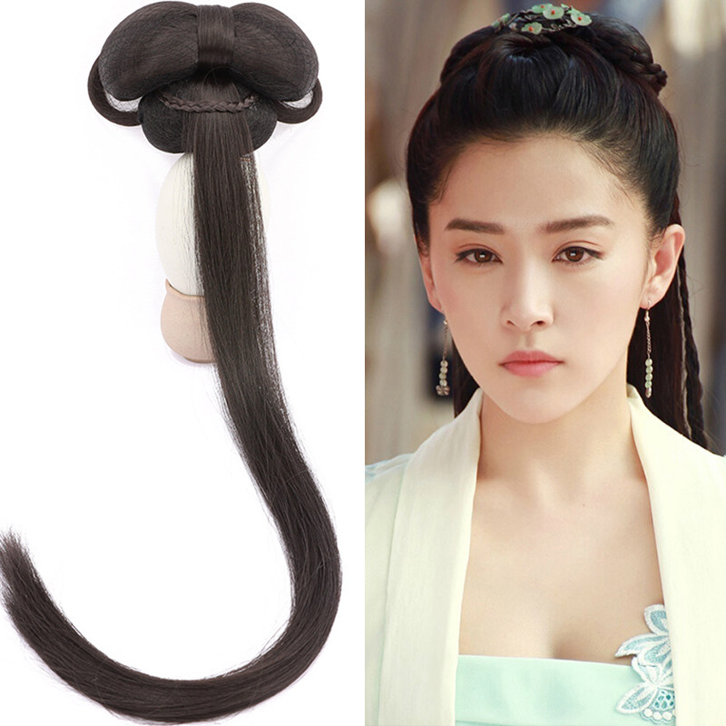 古风汉服cos假发日常发髻发片古装影视造型宸汐缘青瑶同款发包