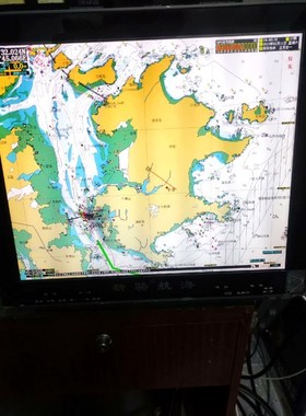 新骆航海17寸卫导1 2118C型卫导 实物拍摄原装无修 议价