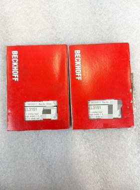 原装+倍福+EL3151+模块未拆封带二维码数 议价