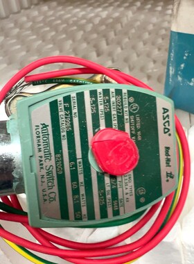 美国ASCO小红帽电磁阀8210G9原装.线圈电 议价