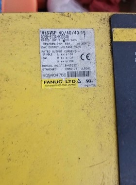 发那克BiSVSP404040一15功能正常 议价