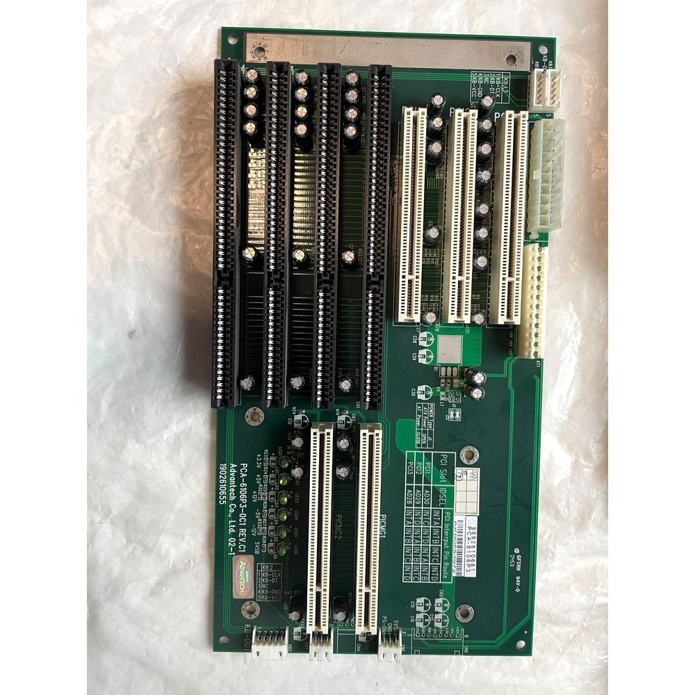 研华工控机底板PCA-6106P-0C1 REV.C1实物 议价