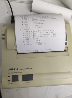 DPU-414打印机c站专用.已调试好即买即用. 议价