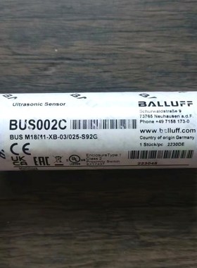 原装 巴鲁夫 BUS002C 传感器 BUS M18 议价