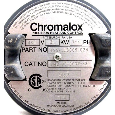 CHROMALOX TM0-03-003P-E2 480V3 议价