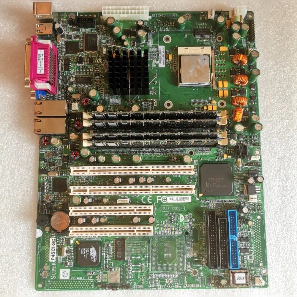 超微P4SCI-SC 设备机主板 478针双网口 带CPU 议价