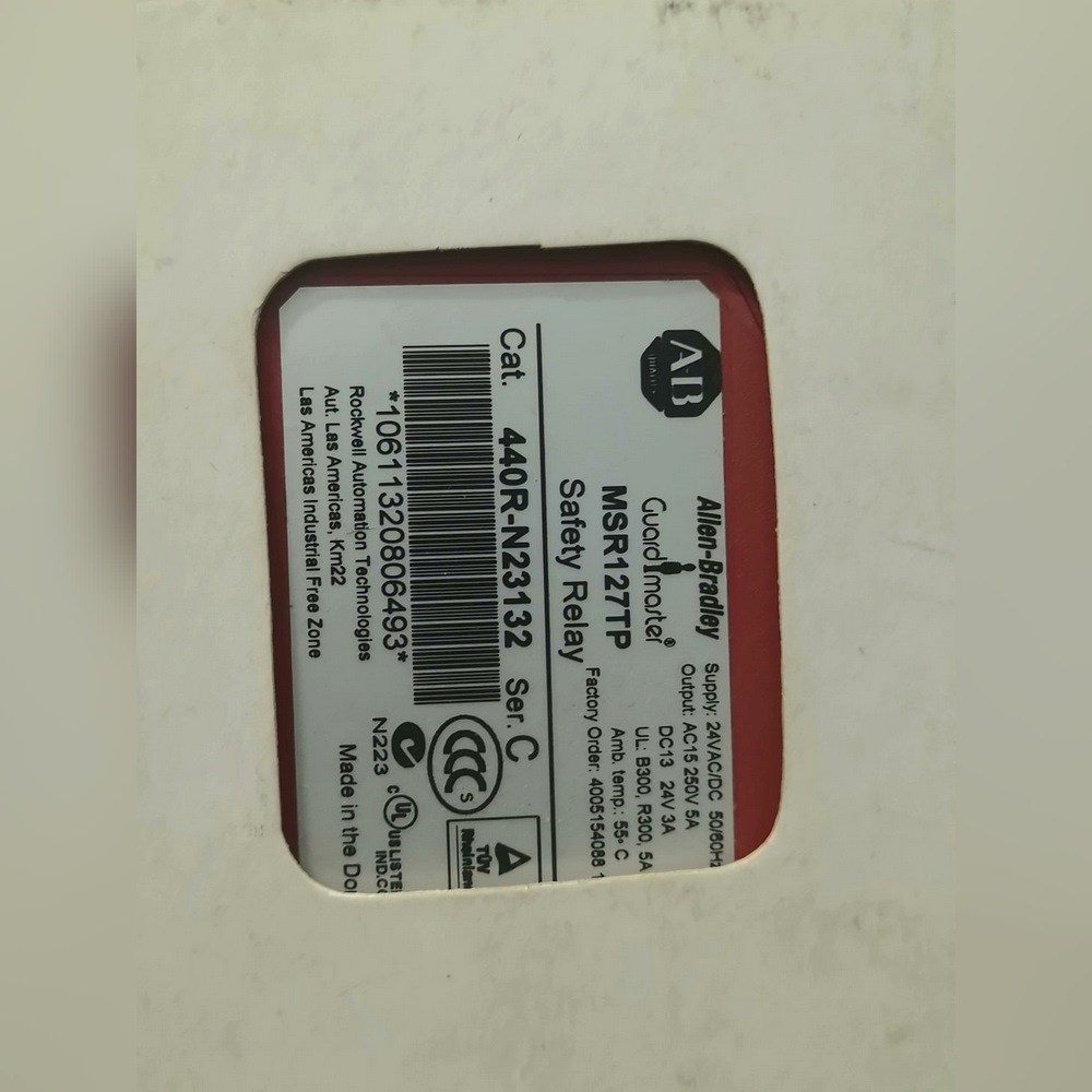 罗克韦尔安全继电器MSR127TP 440R-N23 议价