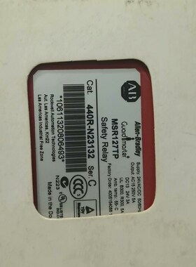 罗克韦尔安全继电器MSR127TP 440R-N23 议价