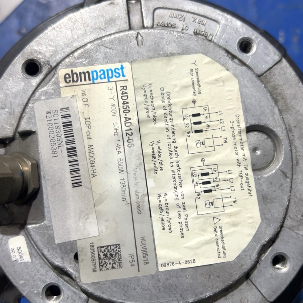 德国ebmpapst原装风机R4D450-AD12-06 议价