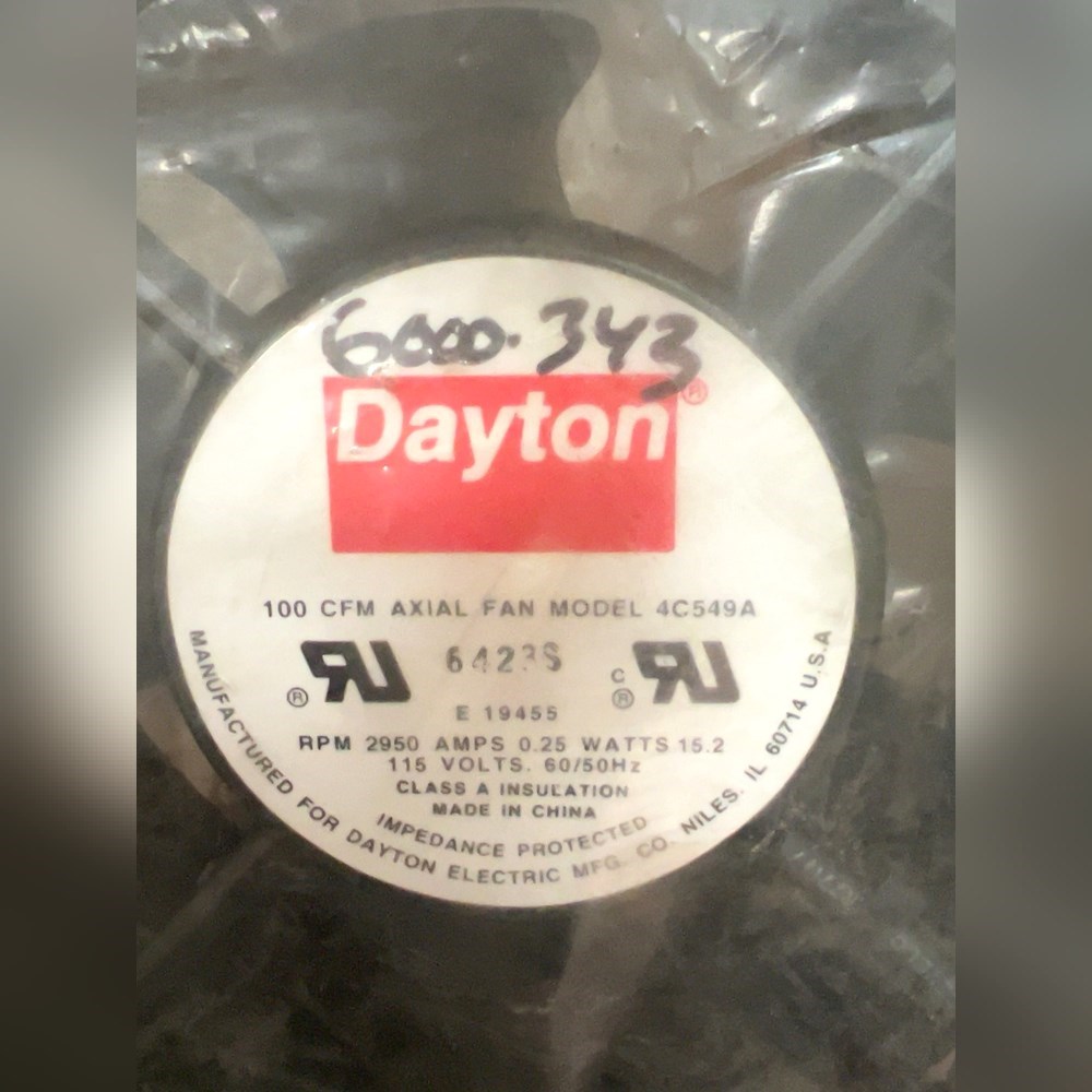 Dayton 100 CFM 轴流风机4C549A全 议价