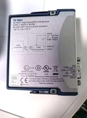 NI-9862 C系列单端口高速CAN接口模块. 议价